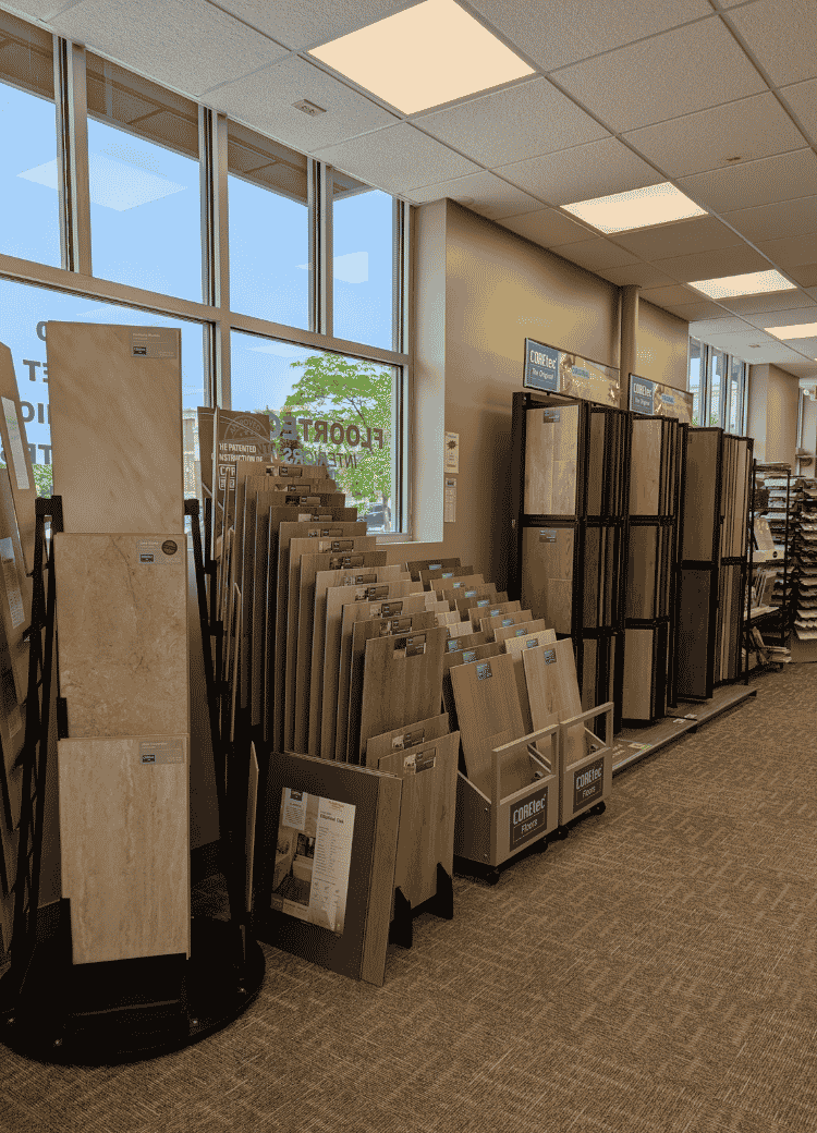 coretec display in showroom