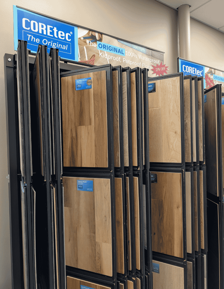 hardwood flooring with modern furniture