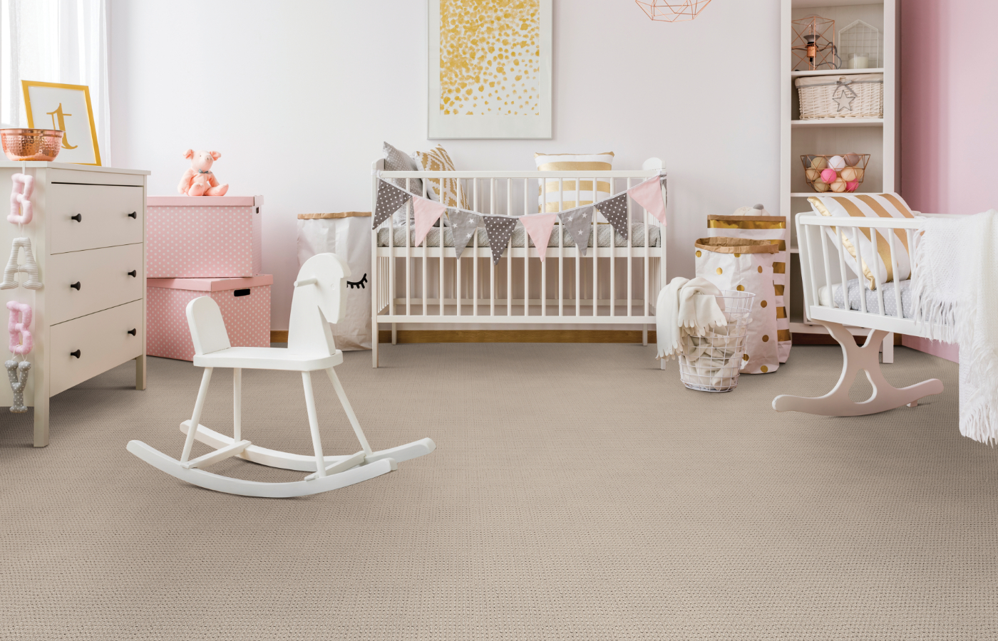 carpet installation in nursery